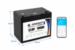 Akumulator Lifepo4 Anebat 12,8V (12V) 100Ah 1280W 